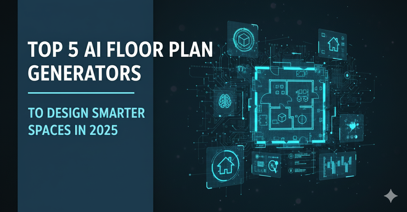 Illustration for Top 5 AI Floor Plan Generators to Design Smarter Spaces in 2025