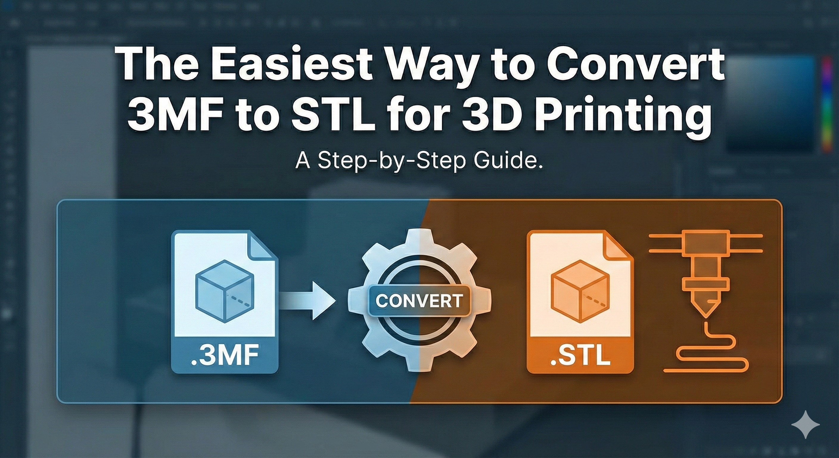 Illustration for The Easiest Way to Convert 3MF to STL for 3D Printing