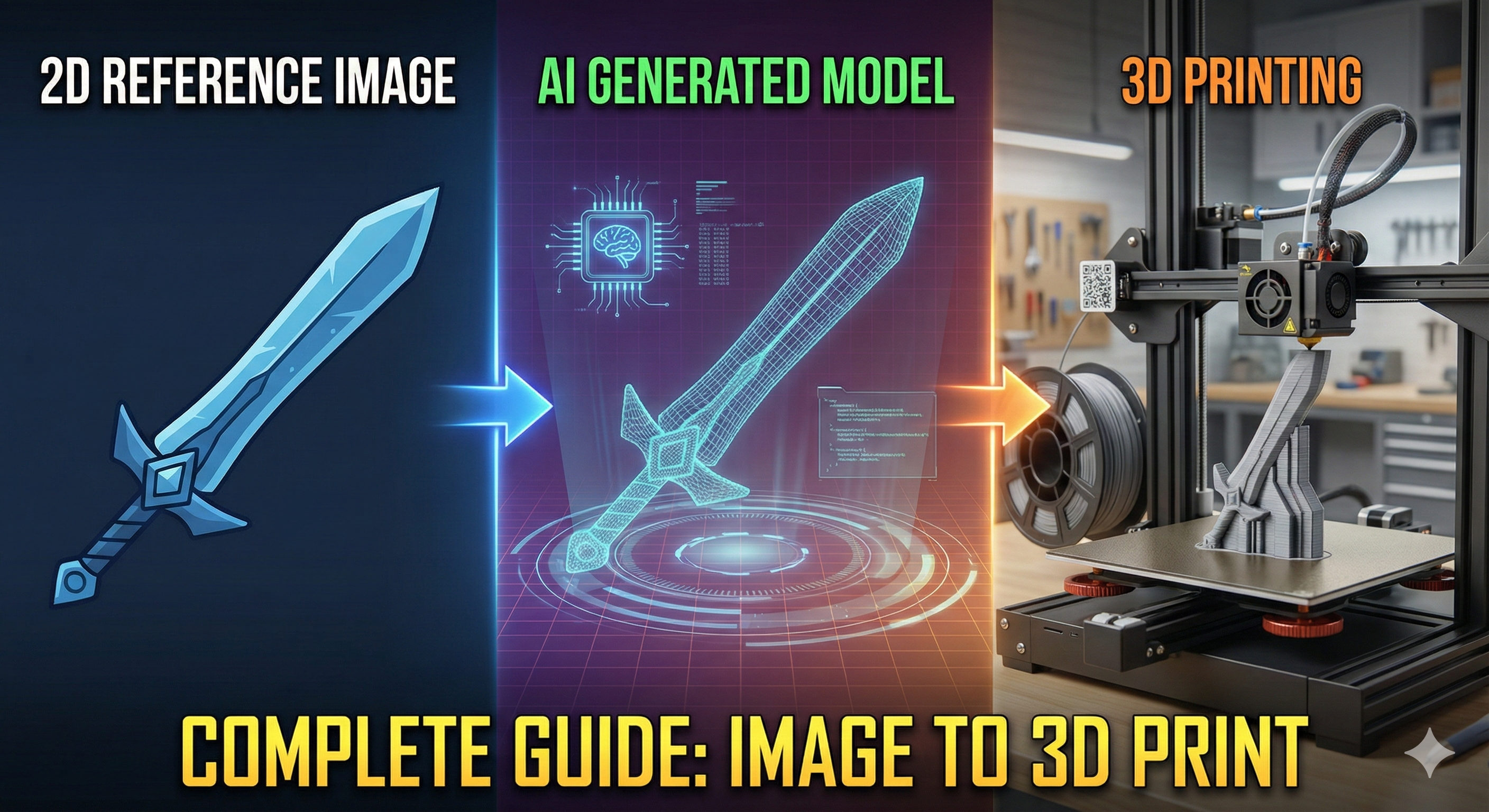 Illustration for How to Create a 3D Model From a Single Image Using AI (Short & Practical Guide)