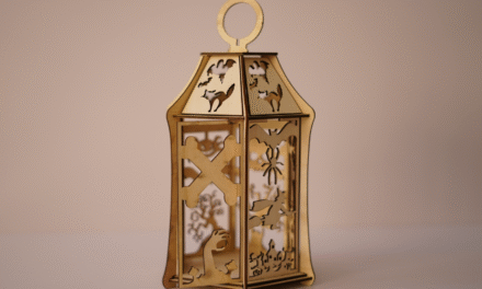 Halloween Wooden Lantern – Laser Cut Files (SVG, EPS, PDF) for 3mm Wood