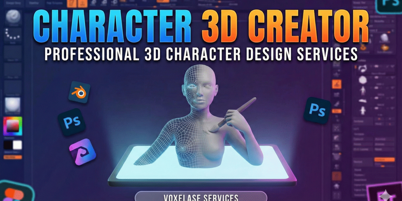 3D Character Creator – Professional 3D Character Design Services