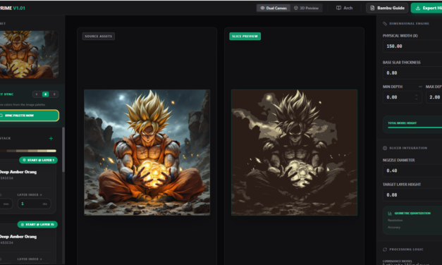 VoxelPrime – Affordable 3D Lithophane & Image-to-3D Printing (HueForge competitor)