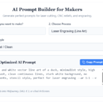 Free AI Prompt Builder for CNC, Laser & 3D Printing | Voxelase